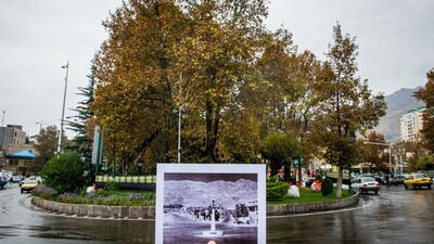 تصویری باور نکردنی از میدان تجریش ۶۸ سال قبل+عکس