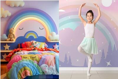 دکوری های ترند 1403 برای اتاق دختر بچه / رویاهای کودکت رو در اتاقش پیاده کن