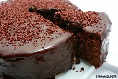 کیک شکلاتی ورزشکاری رژیمی /درست کردن یک کیک شکلاتی برای کسانی که رژیم دارند+(فیلم)