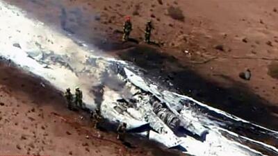 سقوط هواپیمای اف-۳۵ آمریکا + فیلم