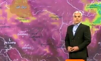 خبر بد هواشناسی برای مردم تهران روی آنتن زنده