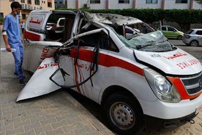 واکنش وزارت بهداشت غزه به هدف قرار دادن آمبولانس‌ها توسط ارتش اسرائیل