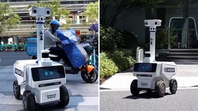 (ویدئو) ربات پلیس از تخلفات عکس می‌گیرد