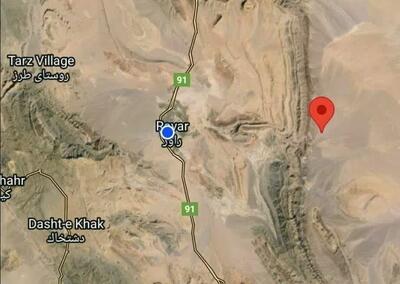 زلزله ۴.۷ ریشتری در راور کرمان