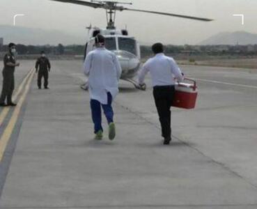 پرواز اورژانسیِ قلب اهدایی از رفسنجان به تهران