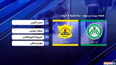 کارشناسی داوری ذوب آهن - صنعت نفت آبادان - پارس فوتبال | خبرگزاری فوتبال ایران | ParsFootball