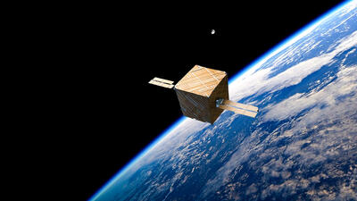 ژاپنی‌ها اولین ماهواره چوبی جهان را ساختند