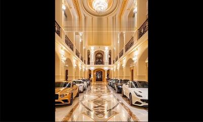 کلکسیونی از لوکس ترین خودرو های دنیا در قصر رونالدو (فیلم)