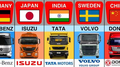 کامیون های کشورهای مختلف / برندهای کامیون بر اساس کشورها!