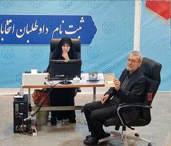 شوخی یک خبرنگار با علی لاریجانی در وزارت کشور؛ با اسنپ آمدید یا تپسی؟