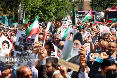 تصاویر: راهپیمایی انزجار مردمی نمازگزاران ارومیه علیه جنایات صهیونیست‌ها