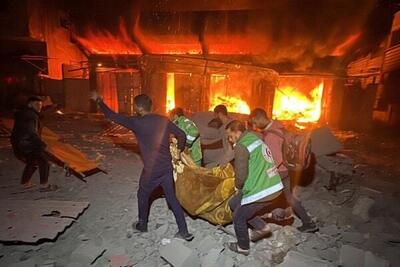 طوفان‌الاقصی|بمباران شدید مرکز غزه/ 11 شهید در حمله به خانه‌ها و خودروهای غیرنظامیان