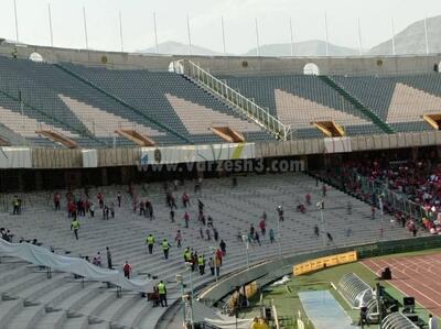 هجوم هواداران پرسپولیس به سکو‌های ممنوعه