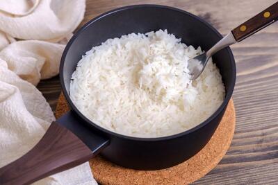راز پخت برنج کته مجلسی برای تعداد زیاد