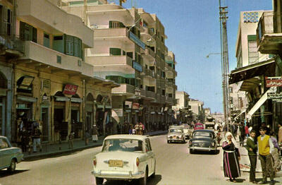 (عکس) سفر به تهران قدیم؛ خیابان سعدی تهران ۶۸ سال پیش