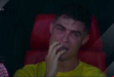 (ویدئو) گریه شدید رونالدو پس از شکست النصر  مقابل الهلال در فینال