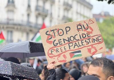 تظاهرات حمایت از فلسطین در فرانسه - تسنیم