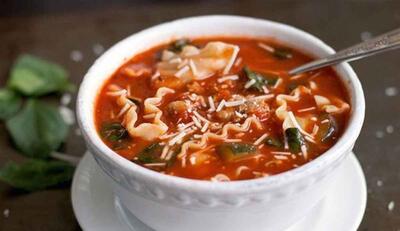 طرز تهیه سوپ لازانیا خوشمزه و متفاوت