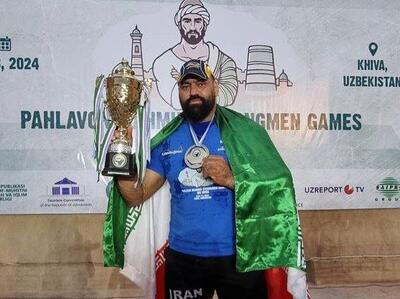  قویترین مرد ایران در ازبکستان قهرمان شد