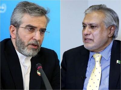 گفت‌وگوی باقری و وزیرخارجه پاکستان