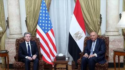 گفت‌وگوی وزرای خارجه مصر و آمریکا