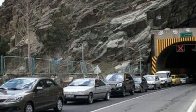 ترافیک نیمه سنگین در جاده چالوس و  آزادراه تهران – شمال