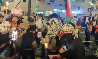 فیلم/ تجمع همبستگی با غزه در توکیو