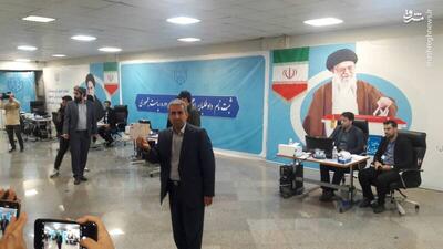 فیلم/ پورابراهیمی در ستاد انتخابات کشور حضور پیدا کرد