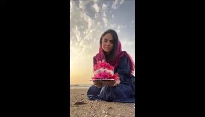 جشن تولد بی‌نظیر سارا حاتمی  مائده سریال  زخم کاری در ساحل دریا ؛ با چشم‌اندازهای خیره‌کننده ایی از طبیعت