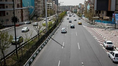 خلوتی معابر پایتخت در تهران نسبت به هفته گذشته / درخواست پلیس راهور از رانندگان