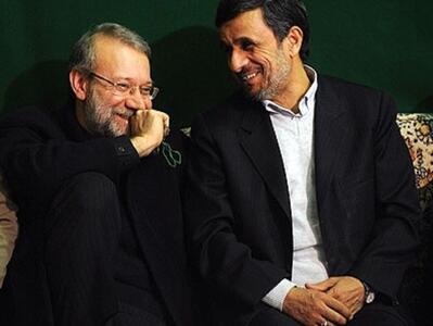 کنایه سنگین احمدی‌ نژاد به لاریجانی در ستاد انتخابات ریاست جمهوری | رویداد24