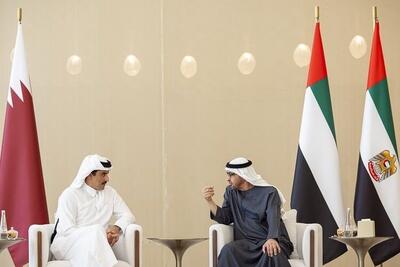 رایزنی سران قطر و امارات درباره طرح پیشنهادی بایدن