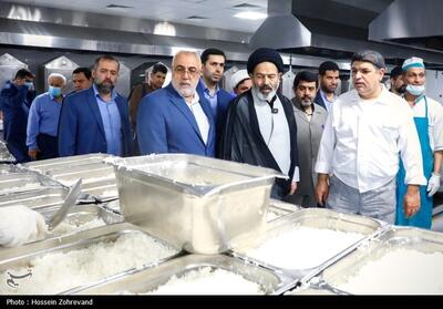 بازدید سرپرست حجاج ایرانی از آشپزخانه دخیل و زین مدینه- عکس اخبار حج و زیارت تسنیم | Tasnim