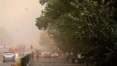 صدور هشدار نارنجی درباره وزش باد شدید در پایتخت