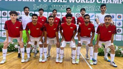 پیروزی تیم ملی فوتسال ناشنوایان کمتر از ۲۱سال مقابل آذربایجان