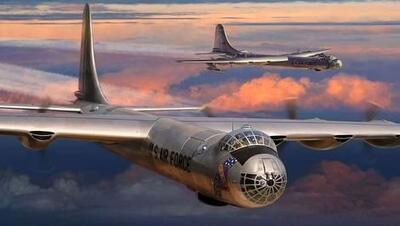 (تصاویر) کانویر B-36 ؛ اولین پرنده حامل بمب اتمی، بزرگ ترین موتور پیستونی جهان