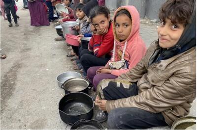 3500 کودک فلسطینی در معرض مرگ به دلیل گرسنگی هستند