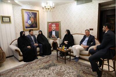 حضور وزیر سابق امور خارجه بوسنی و هرزگوین در منزل شهید امیرعبداللهیان