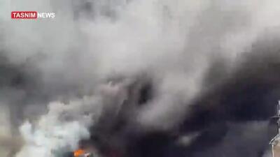 فیلم  آتش‌سوزی بزرگ در نجف