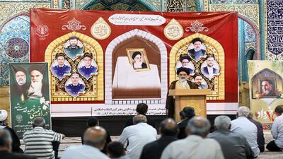 مراسم گرامیداشت ۱۴ و ۱۵ خرداد و یادبود شهیدان خدمت در قزوین+ تصاویر