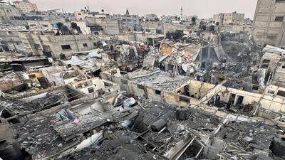 ۵۵ درصد از ساختمان‌های غزه ویران شده یا آسیب دیده‌اند