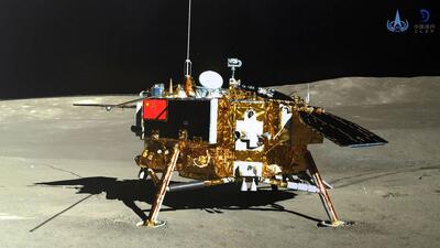 کاوشگر فضایی چین با موفقیت روی نیمه تاریک ماه فرود آمد