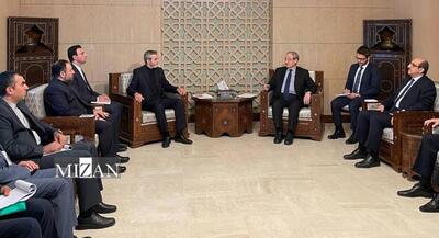 باقری و فیصل المقداد در دمشق دیدار کردند