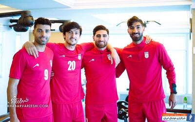 عکس| برگزاری تمرین تیم ملی با حضور سردار آزمون - پارس فوتبال | خبرگزاری فوتبال ایران | ParsFootball