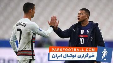 عکس| هیجانی شدن رونالدو از رئالی شدن امباپه! - پارس فوتبال | خبرگزاری فوتبال ایران | ParsFootball