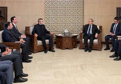 رایزنی علی باقری با وزیر خارجه سوریه