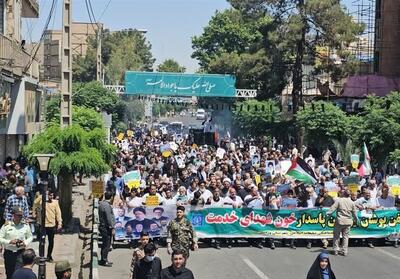 حماسه‌آفرینی مردم دشت ورامین در راهپیمایی یوم‌الله 15 خرداد‌ - تسنیم
