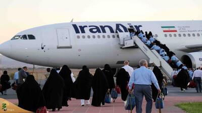 اعزام نخستین گروه حاجیان گلستانی از فرودگاه گرگان به مقصد جده عربستان