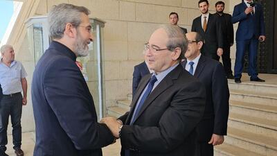 دیدار باقری‌کنی با وزیر امور خارجه سوریه