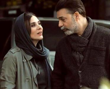 تصویری دیدنی از پیمان معادی و سحر دولتشاهی در پشت صحنه سریال افعی تهران